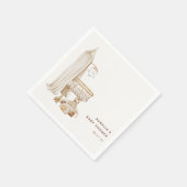 Boho Nursery Baby shower Servet (Hoek)