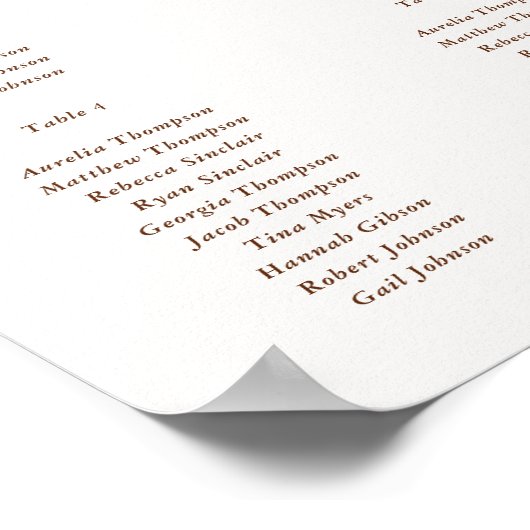 Boho Nursery Baby shower Zitkaarten Poster (Hoek)