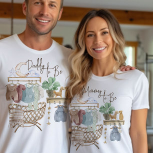 Boho Nursery Babykleren voor aanstaande moeders T-shirt