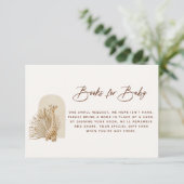 Boho Nursery Book Request Enclosure Kaart (Staand voorkant)