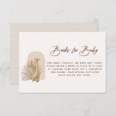 Boho Nursery Book Request Enclosure Kaart (Voorkant / Achterkant)