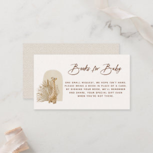 Boho Nursery Book Request Enclosure Kaart Plaatskaartje