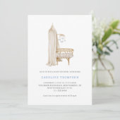 Boho Nursery Boy Baby shower Kaart (Staand voorkant)