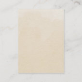 Boho Nursery Chic Baby shower Advice Card Advieskaart (Achterkant)