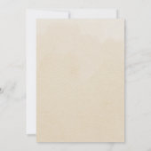 Boho Nursery Chic Baby shower Kaart (Achterkant)