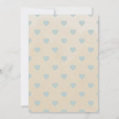 Boho Nursery Chic Boy Baby shower Kaart (Achterkant)