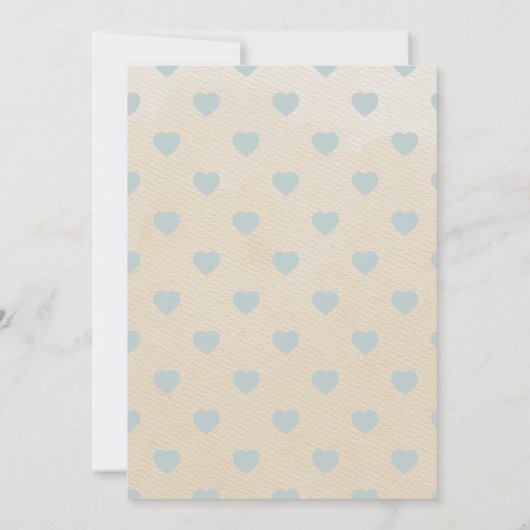 Boho Nursery Chic Boy Baby shower Kaart (Achterkant)