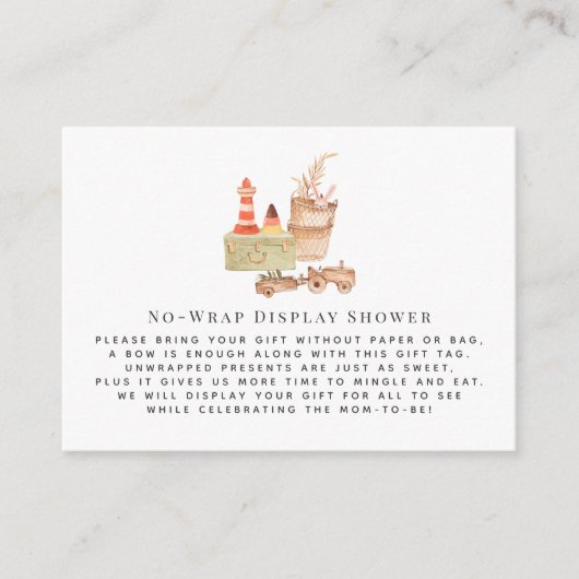 Boho Nursery | Display douche-inzetstuk zonder wik Informatiekaartje (Voorkant)