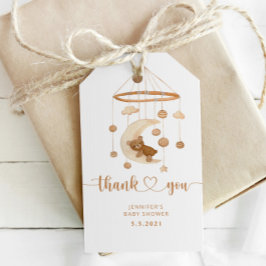 Boho nursery mobile dank je label cadeaulabel