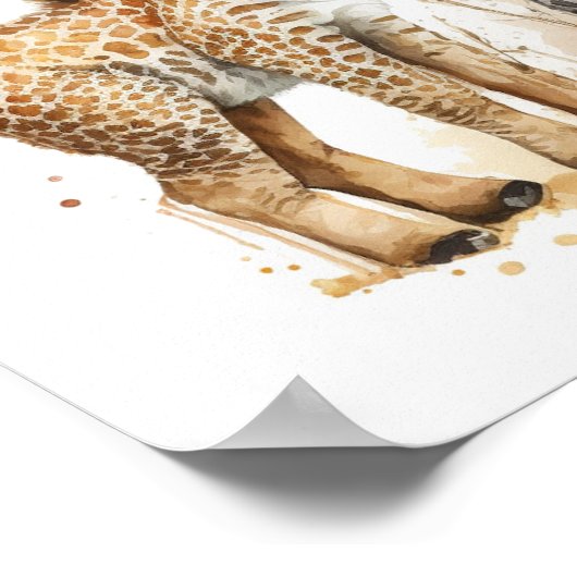 Boho Nursery Scene Wall Decal Poster (Hoek)