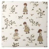 Boho Nursery Storybook Tegeltje (Voorkant)