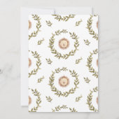 Boho Nursery | Uitnodiging van de partij Birthday (Achterkant)