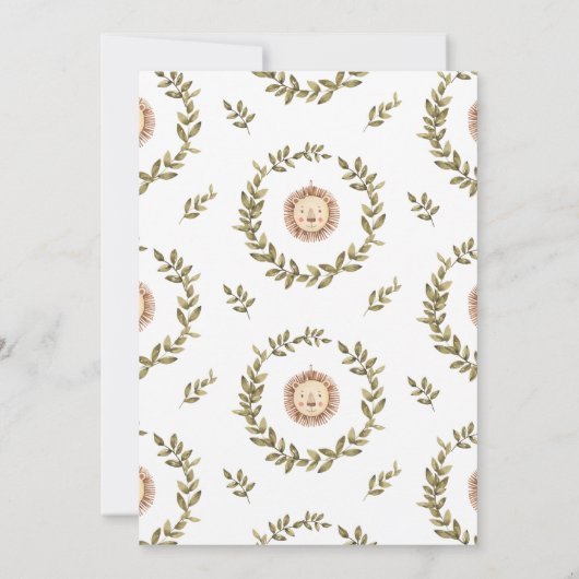 Boho Nursery | Uitnodiging van de partij Birthday (Achterkant)