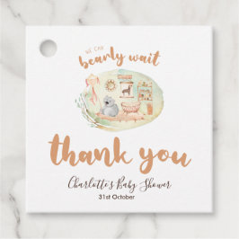 Boho Nursery we kunnen Baby shower afwachten Bedankjes Labels