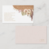 Boho Oase Trouw Wensput ID959 Informatiekaartje (Voorkant / Achterkant)