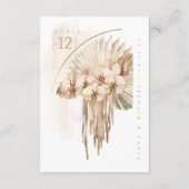 Boho Oase Trouwboeket Tafelnummer ID959 (Achterkant)