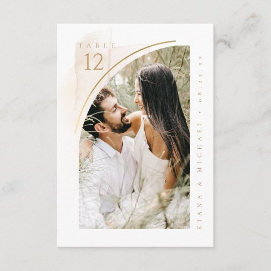 Boho Oase Trouwfoto Tafelnummer ID959 (Voorkant)