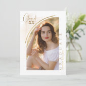 Boho Oasis Afstuderen Foto Template ID965 Bedankkaart (Staand voorkant)