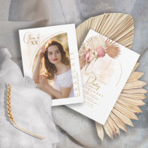 Boho Oasis Afstuderen Foto Template ID965