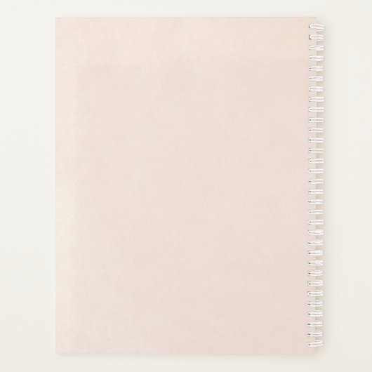 Boho Oasis Arch Wedding Foto ID959 Planner (Achterkant)