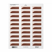 Boho Oasis Bi-Kleur Boog Bruiloft ID959 Etiket (Full Sheet)
