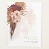 Boho Oasis Bloemige Trouw ID959 Planner (Voorkant)