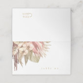 Boho Oasis Bruiloft ID959 Plaatskaartje (Buitenkant ongevouwen)