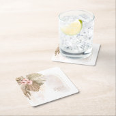 Boho Oasis Floral Arch Wedding ID959 Kartonnen Onderzetters (Insitu)