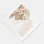 Boho Oasis Floral Arch Wedding ID959 Servet (Hoek)