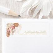 Boho Oasis Floral Wedding ID959 Etiket (Insitu)