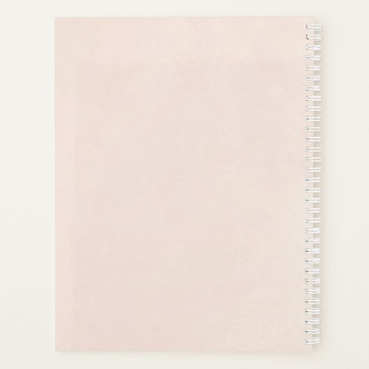 Boho Oasis Floral Wedding ID959 Planner (Achterkant)