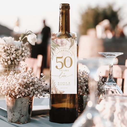 Boho Oasis Jubileum Bloemen ID959 Flessenhanger