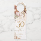 Boho Oasis Jubileum Bloemen ID959 Flessenhanger (Voorkant)