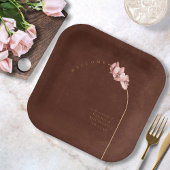 Boho Oasis Orchid Arch Wedding Welkom ID959 Papieren Bordje