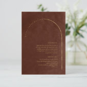 Boho Oasis Trouwdetails Umber ID959 Informatiekaartje (Staand voorkant)
