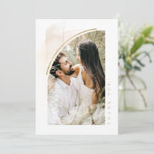 Boho Oasis Trouwfoto Bedankt ID959 (Staand voorkant)