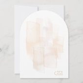 Boho Oasis Vrijgezellenfeest Blush Arch ID959 Kaart (Achterkant)