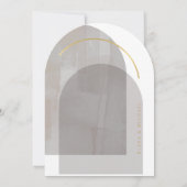 Boho Oasis Wedding Arch ID959 Kaart (Achterkant)