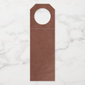 Boho Oasis Wedding Drink Drink Dance ID959 Flessenhanger (Achterkant)