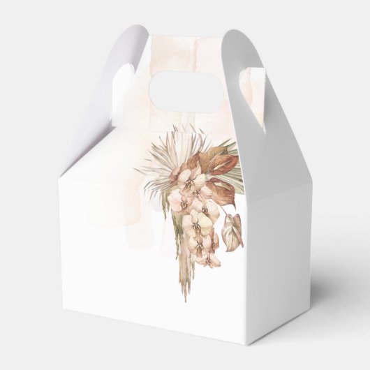 Boho Oasis Wedding Floral Dank je ID959 Bedankdoosjes (Achterkant)