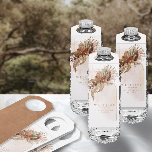 Boho Oasis Wedding Floral ID959 Flessenhanger