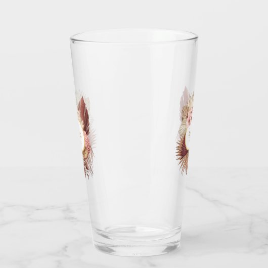 Boho Oasis Wedding Floral Lijst ID959 Glas (Links)