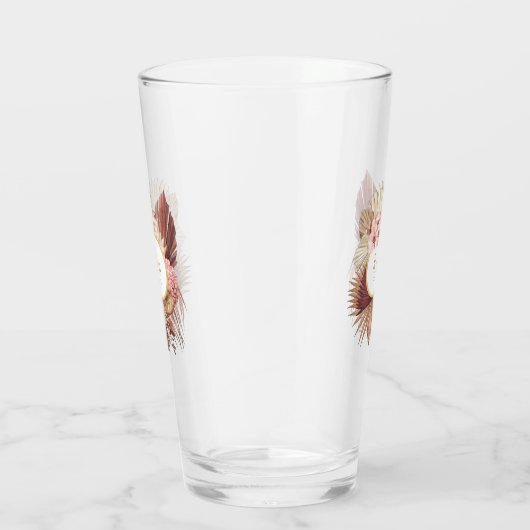 Boho Oasis Wedding Floral Lijst ID959 Glas (Rechts)