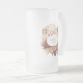 Boho Oasis Wedding Floral Lijst ID959 Matglas Bierpul (Voorkant rechts)