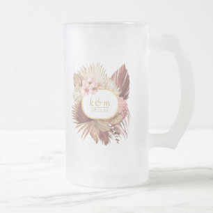 Boho Oasis Wedding Floral Lijst ID959 Matglas Bierpul