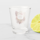 Boho Oasis Wedding Floral Lijst ID959 Shot Glas (Achterkant)