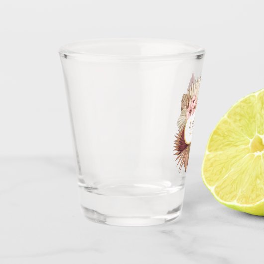 Boho Oasis Wedding Floral Lijst ID959 Shot Glas (Links)