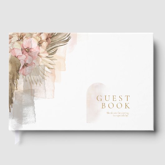 Boho Oasis Wedding ID959 Gastenboek (Voorkant)