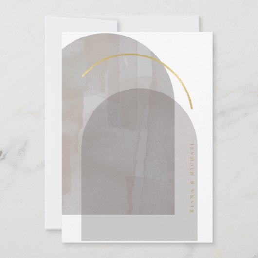 Boho Oasis Wedding ID959 Kaart (Achterkant)