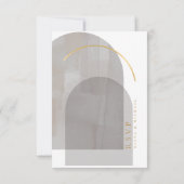 Boho Oasis Wedding ID959 RSVP Kaartje (Achterkant)